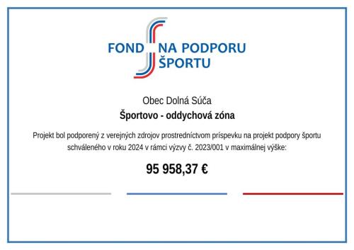 Športovo- oddychová zóna